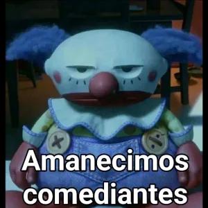 Amanecimos comediantes - getsticker.com