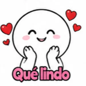 Qué lindo - getsticker.com