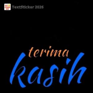 TextSticker 2026 terima kasih - getsticker.com