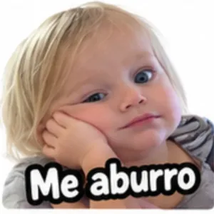 Me aburro - getsticker.com