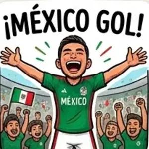 ¡MÉXICO GOL! - getsticker.com