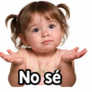 No sé - getsticker.com