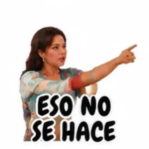 ESO NO SE HACE - getsticker.com