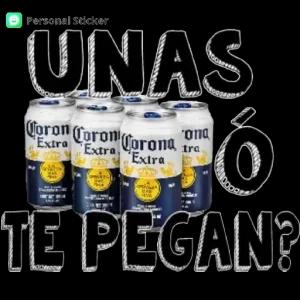 UNAS Ó TE PEGAN? - getsticker.com