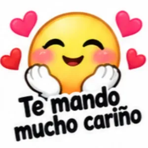 Te mando mucho cariño - getsticker.com