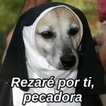 Rezaré por ti, pecadora