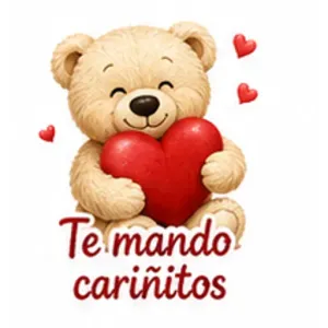 Te mando cariñitos - getsticker.com
