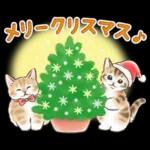 冬の毎日と年末年始☆猫たちのスタンプ