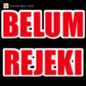 BELUM REJEKI - getsticker.com
