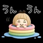 ゆるかわ♡ガール夏　クレイ風