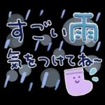 気遣い♡やさしい夏天気スタンプ