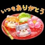 ぷくつやシール❤️いやしばいぬ❤️柴犬敬語