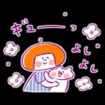 《秋色♡ほんわか言葉》ハナチャンと猫