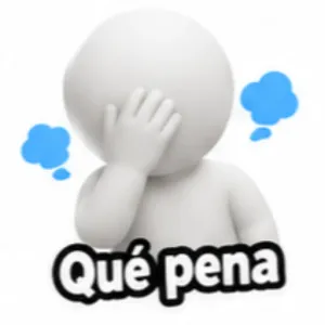 Qué pena - getsticker.com