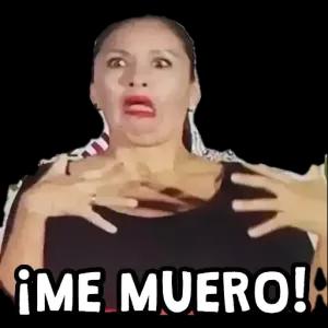 ¡ME MUERO! - getsticker.com