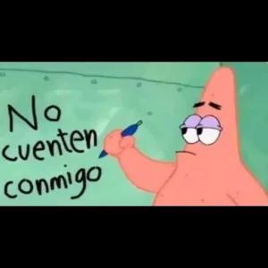 No cuenten conmigo - getsticker.com