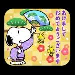 豪華に飛び出す！スヌーピー 冬のあいさつ