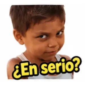 ¿En serio? - getsticker.com