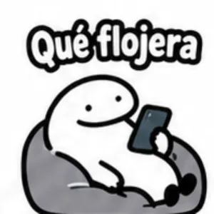 Qué flojera - getsticker.com