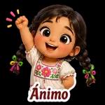 Pegatinas de niña