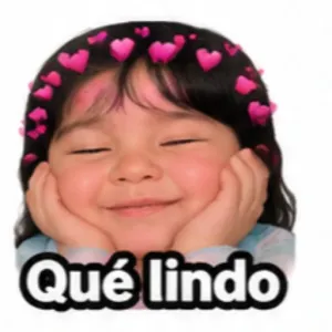 Qué lindo - getsticker.com