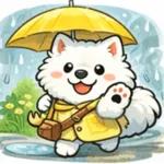 超かわいいサモエド犬の日常 普段使いに！