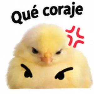 Qué coraje - getsticker.com
