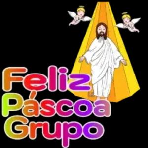Feliz Páscoa Grupo - getsticker.com