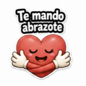 Te mando abrazote - getsticker.com