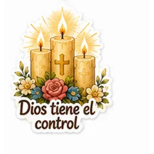 Dios tiene el control - getsticker.com