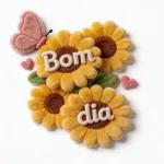 Adesivos de bom dia