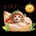 毎日使えるねこあいさつ