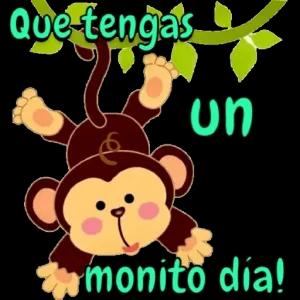 Que tengas un monito día! - getsticker.com