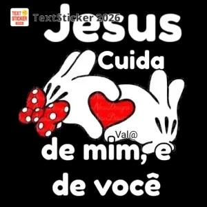 Jesus Cuida de mim, e de você - getsticker.com