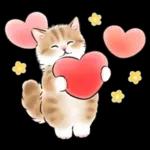 春の毎日☆猫たちのスタンプ（もふもふ）