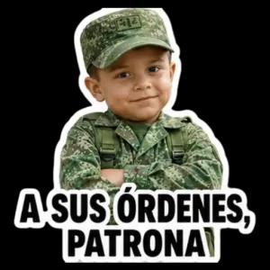 A SUS ÓRDENES, PATRONA - getsticker.com