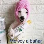 Me voy a bañar