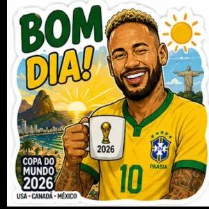 BOM DIA! COPA DO MUNDO 2026 USA - CANADÁ - MÉXICO - getsticker.com
