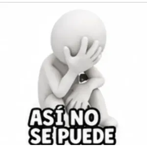ASI NO SE PUEDE - getsticker.com