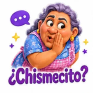 ¿Chismecito? - getsticker.com
