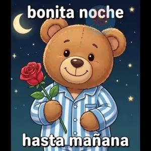 bonita noche hasta mañana - getsticker.com