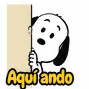 Aquí ando - getsticker.com