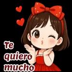 Pegatinas de niña
