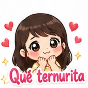 Qué ternurita - getsticker.com