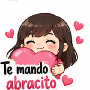 Te mando abracito - getsticker.com