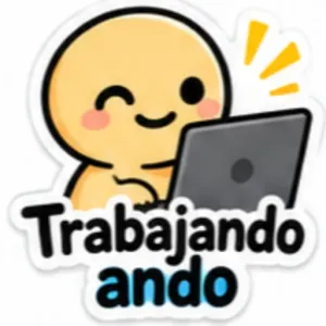 Trabajando ando - getsticker.com