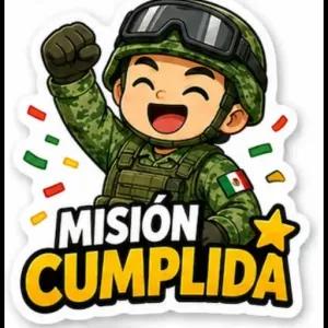 MISION CUMPLIDA - getsticker.com