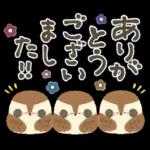 ふくふく福良雀♡前向き幸せ筆文字