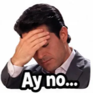 Ay no... - getsticker.com