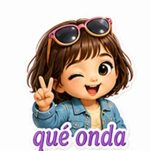 qué onda - getsticker.com